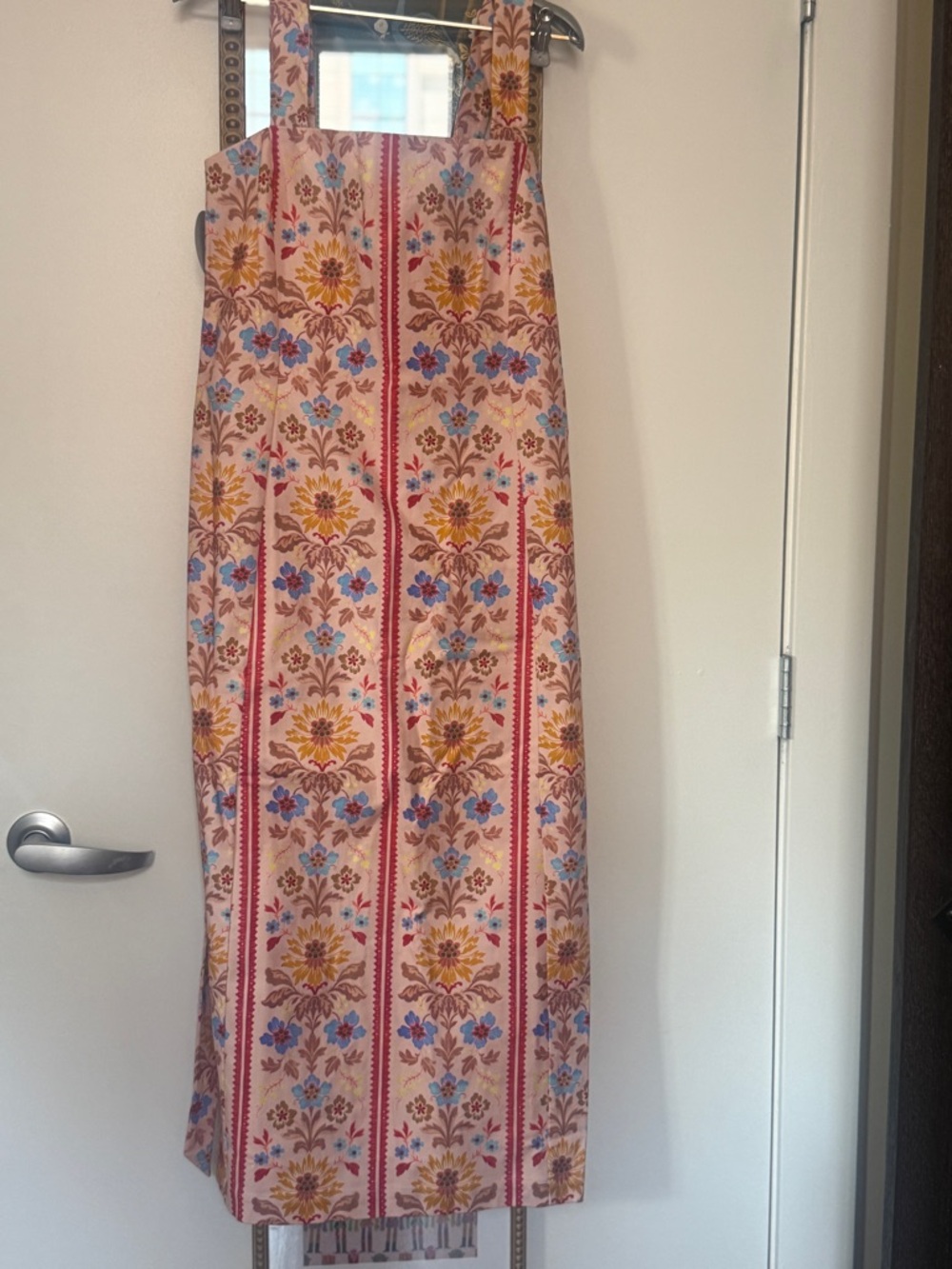 NWT Hill House Home The Iris Dress — Pink Floral Block Stripe, Size Small - Picture 3 of 6